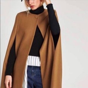 Zara camel Cape size large